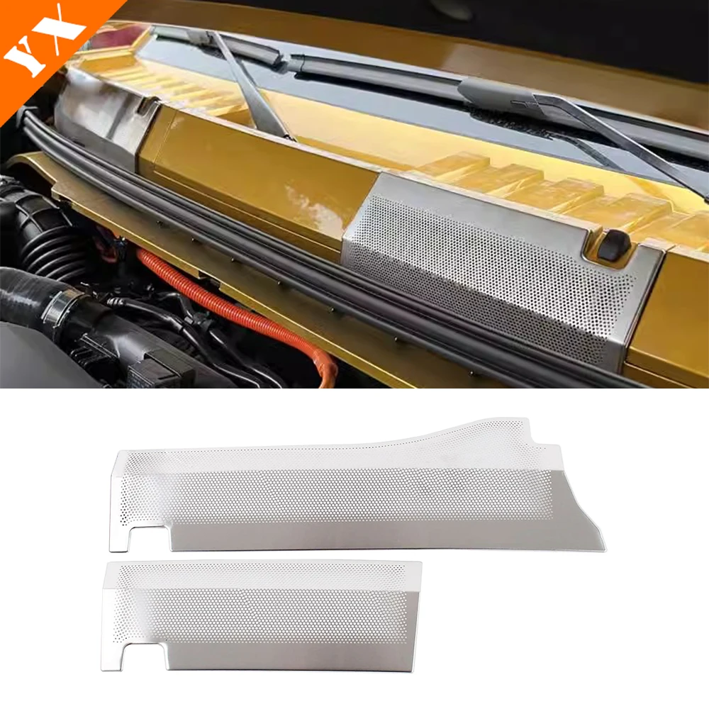 For BYD Leopard 5 Accessories 2023-2025  Stainless Car Engine Anti Blocking And Dust Cover For Hood Air Inlet Filter Screen