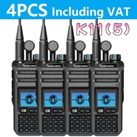 4pcs Quansheng TK11(5) Walkie Talkie 10W Long Range Dual Band Dual Receive AM SSB FM CW NOAA VHF UHF Two Way Ham Radio TK11 5