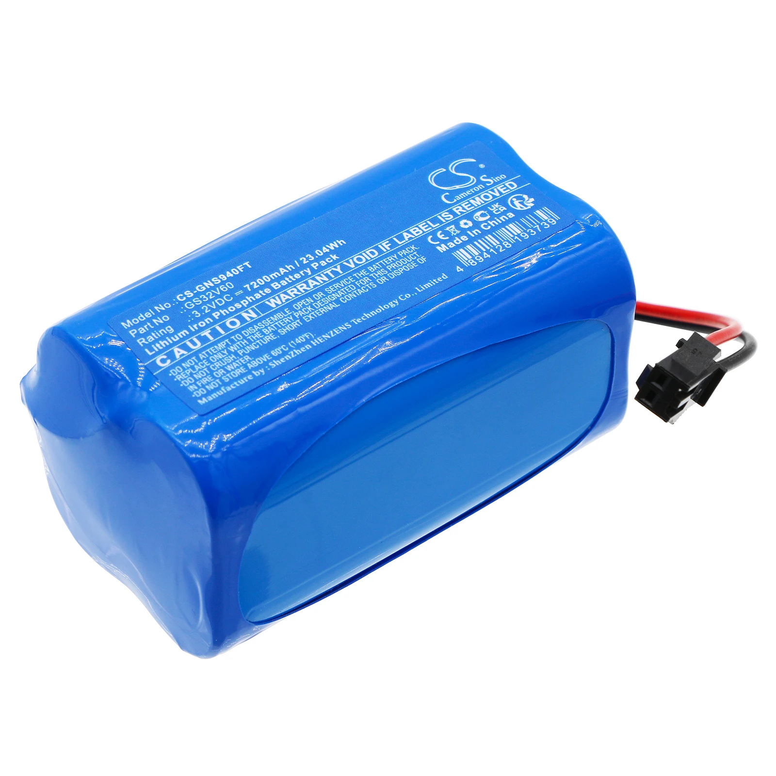 CS Replacement Battery For Gama Sonic GS-94C-D GS32V60 7200mAh / 23.04Wh Solar Battery