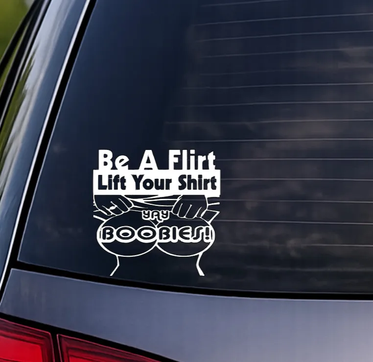 Waterproof Irregular Car Sticker Funny Rude Bumper Decal Surface Mount Choose Colour
