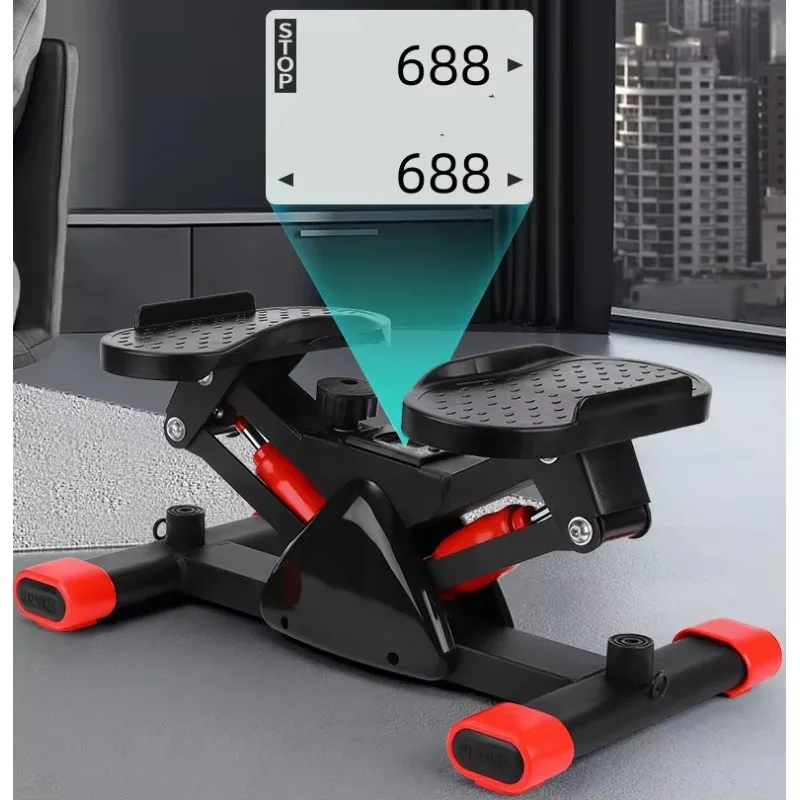 آلة تسلق اللياقة البدنية LCD المعدنية للاستخدام المنزلي - ستيبر صغير لالتواء وتخسيس القلب وتتسابق التقدم