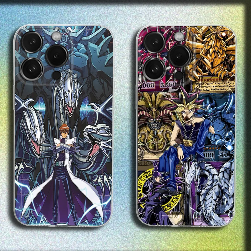 

Cartoon Game Yu Gi Oh Phone Case For iPhone 16,15,14,13,12,11 Plus,Pro,Max,XR,XS,Plus,E,Mini Transparent Soft Cover