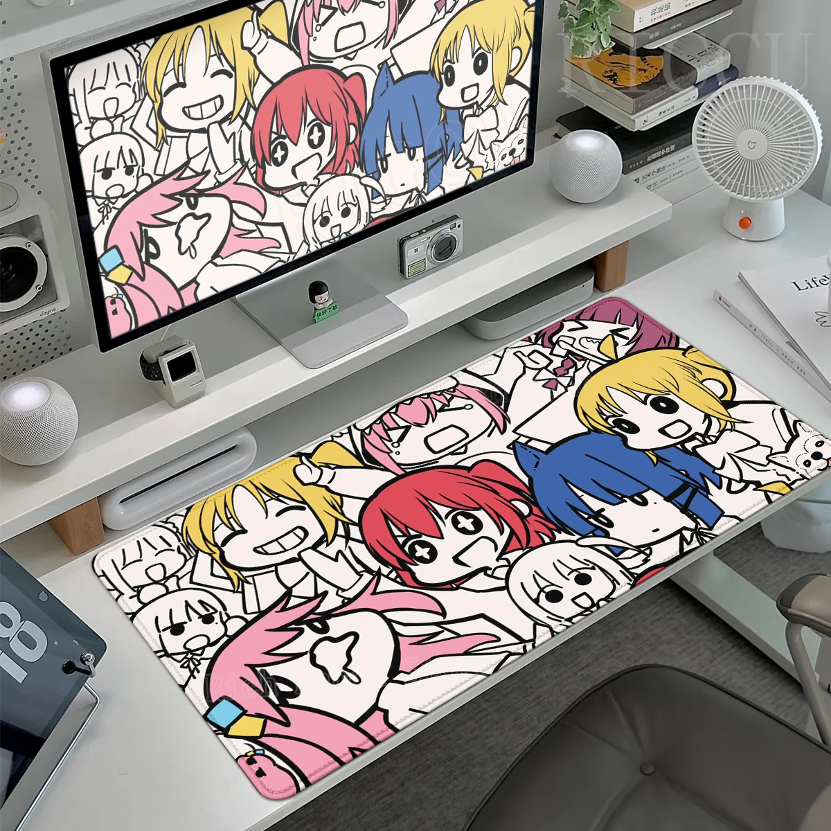 

Cute Anime Girl Mousepad Bocchi The Rock Mouse Pad XXL Gaming Rubber TableMat PC Large Mousemat Gamer E-Sports Desk Accessories