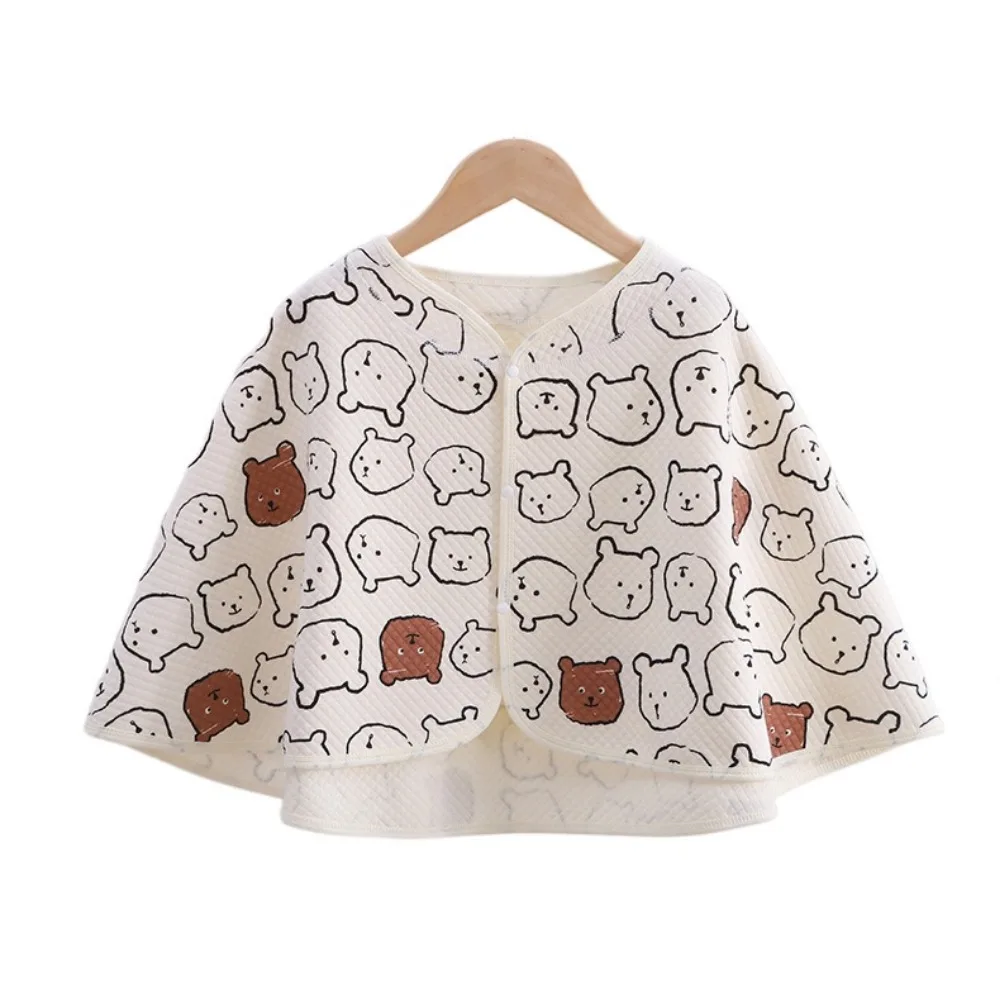 

Floral Printed Cotton Mother Cape Blanket Keep Warm Breathable Cartoon Mommy Shawl Soft Feeding Cover Breastfeeding Cover