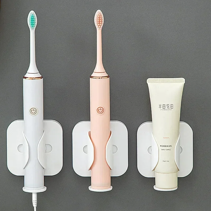 Telescopic Electric Toothbrush Holder Wall Mounted Gravity Sensing Automatic Opening and Closing Electric Toothbrush Storage Rac