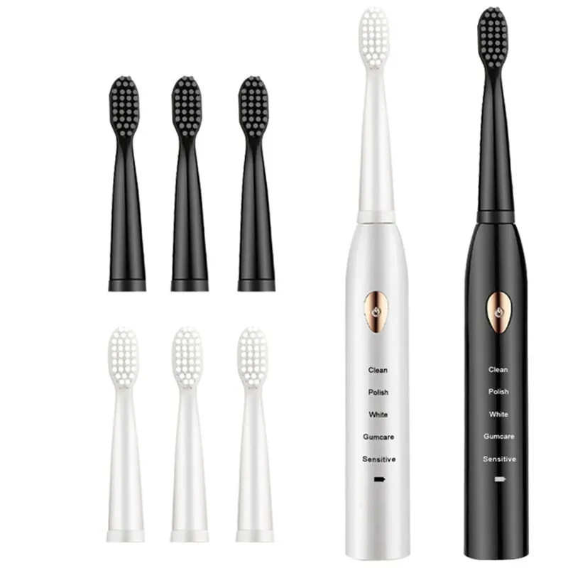 

Sonic Electric Toothbrush-5 Modes USB Rechargeable Smart Timer Waterproof Toothbrush Ultrasonic Whiten Toothbrush