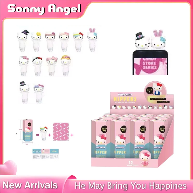 HelloKitty Sonny Angel Series الشكل العصري اليدوية الديكور الإبداعية هدية عيد ميلاد اللعب هدايا عيد الميلاد صندوق أعمى