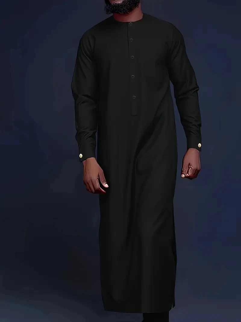 

Men's fashion casual black two-piece suit