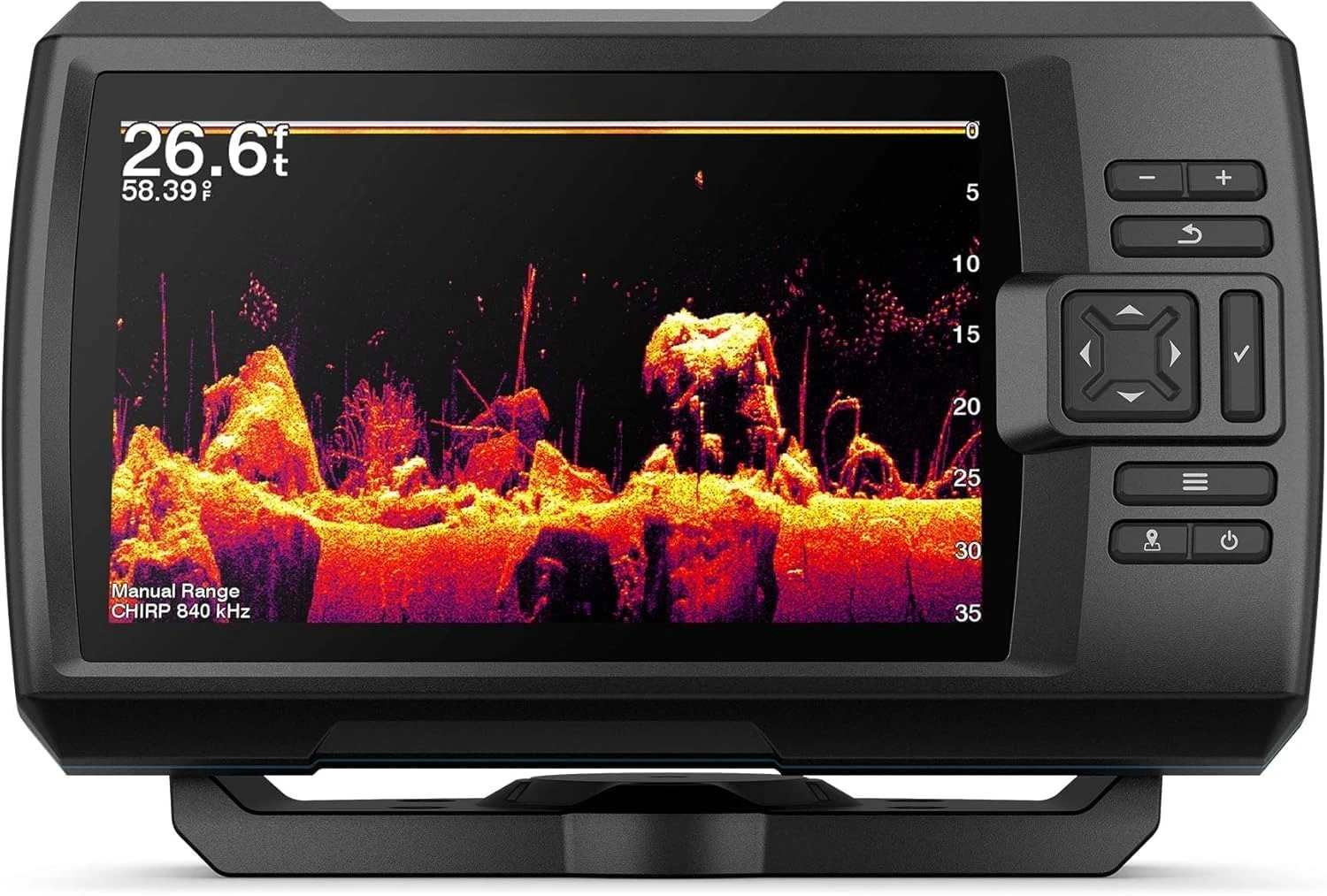 

U.S. with GT20-TM Transducer - Easy-to-Use 7-inch Color Fishfinder and Sonar Transducer, Vivid Scanning Sonar Color Palettes