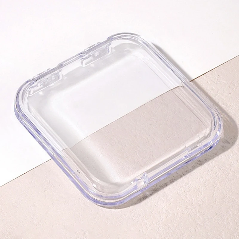 1 Piece New Style Nail Art Storage Box Transparent Packaging Box Nail High-end Storage Jewelry Necklace Display Gift Box