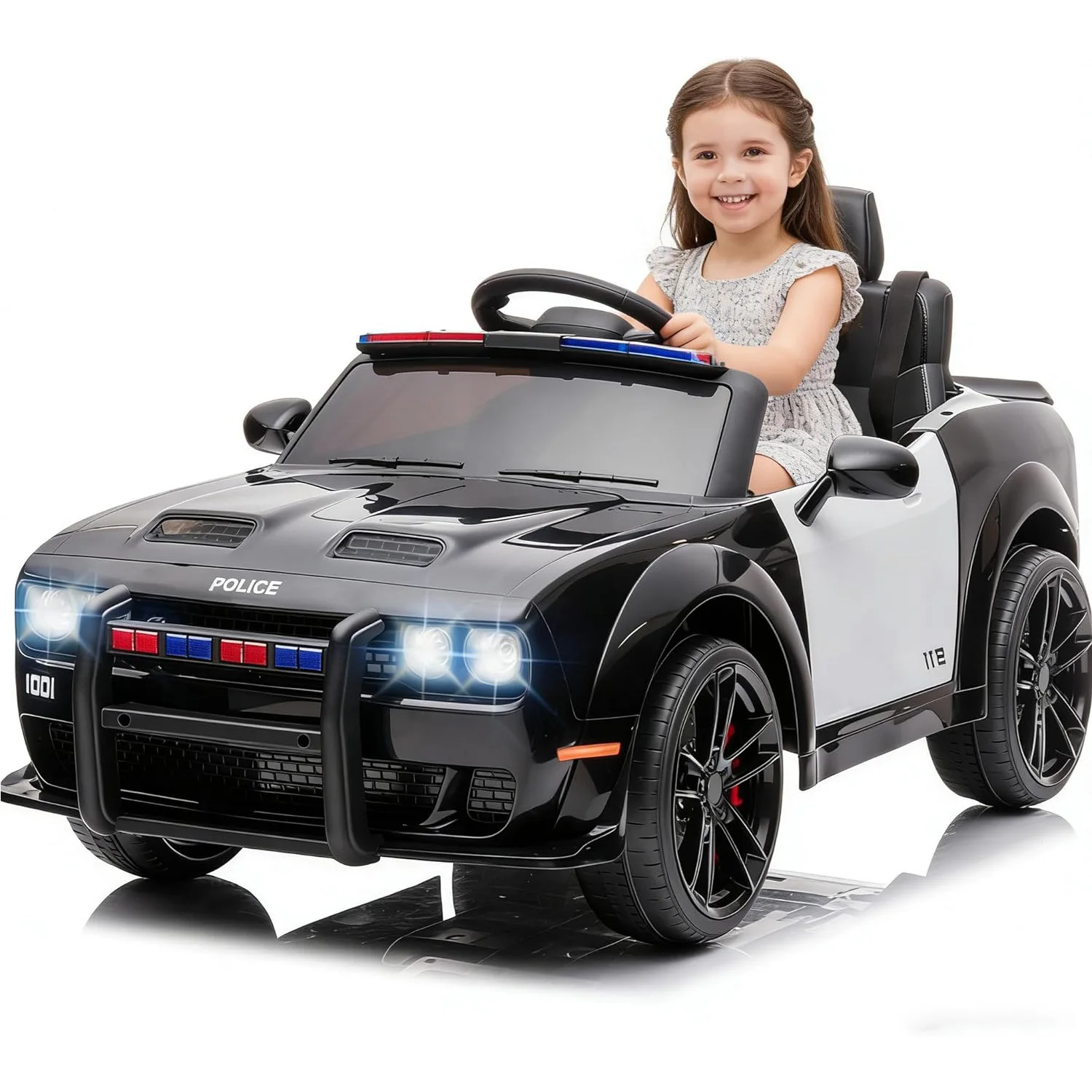 

Детский электромобиль 12В, на аккумуляторе, с пультом управления, LED-фарами, музыкой, подвеской, ремнем безопасности