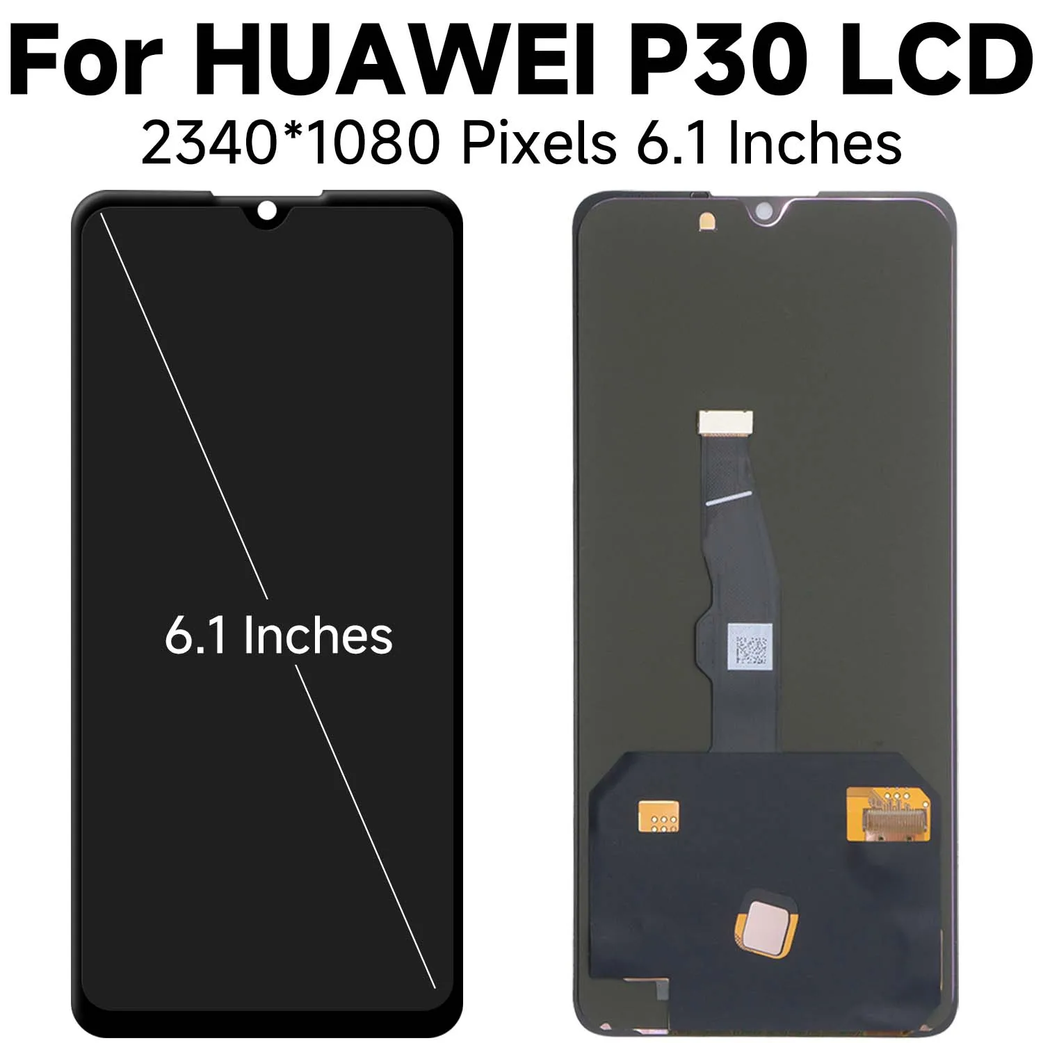 Ori / AMOLED / TFT 6.1\'\'For HUAWEI P30 ELE-L29 ELE-L09 AL00 TL00 ELE-L04 LCD Display Touch Screen Digitizer Assembly Replacement