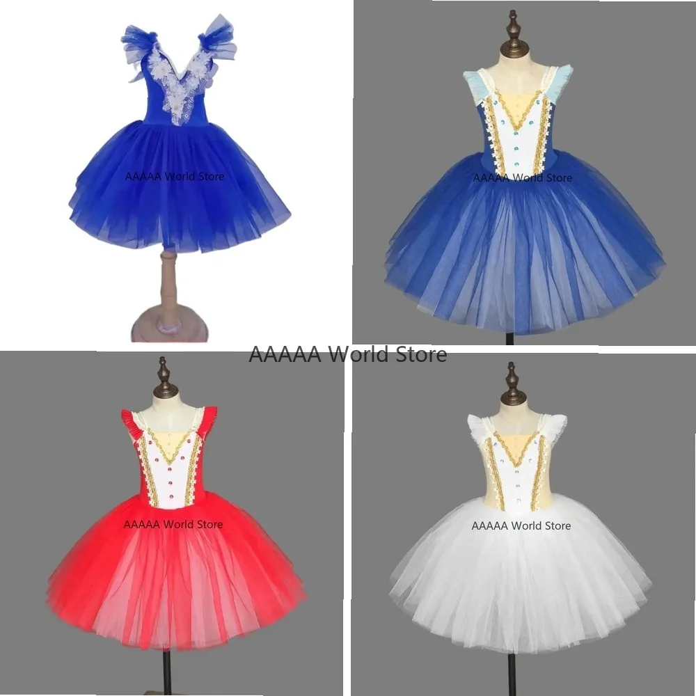 

Girls Ballet Leotard Tutu Dress Fairy Princess Costume for Dance Performance Stage Cosplay