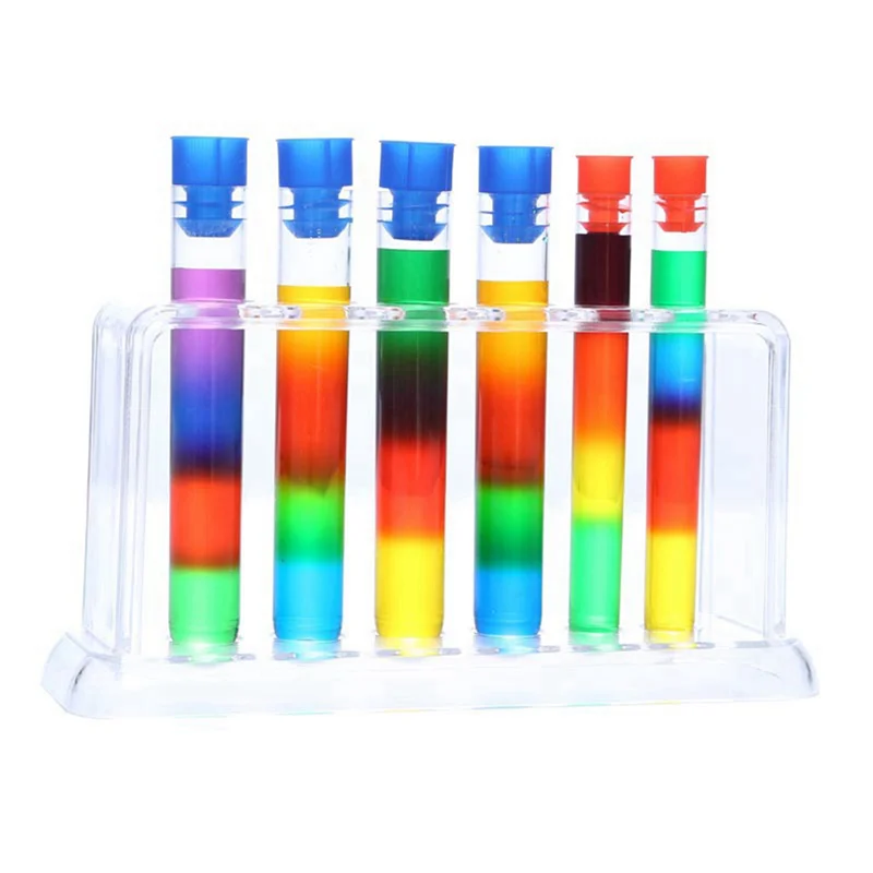 

10X Plastic Clear Test Tube Rack 6 Holes Stand Lab Test Tube Stand Shelf School Supply Lab Equipment 16.7X8X3 Cm