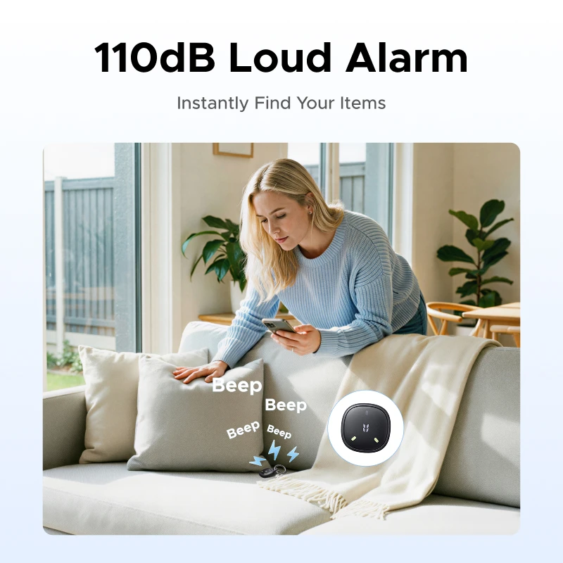 Mini Smart Tag GPS Tracker for Apple Find My - IP68, 5-Year Battery
