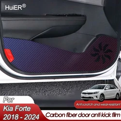 Car Inner Door Anti Kick Film Protective Anti-Scratch Cover for Kia Forte 2018 - 2024  Auto Accessories Protector