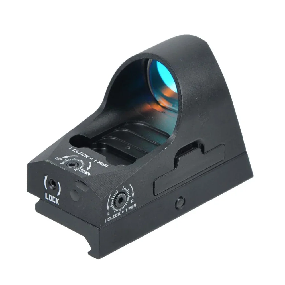 Imagem -05 - Mini Red Dot Reflex Sight com Riser 1x25 mm Moa qd Picatinny Rail Mount para Rifle Ar15 m4 Riflescope Romeo3