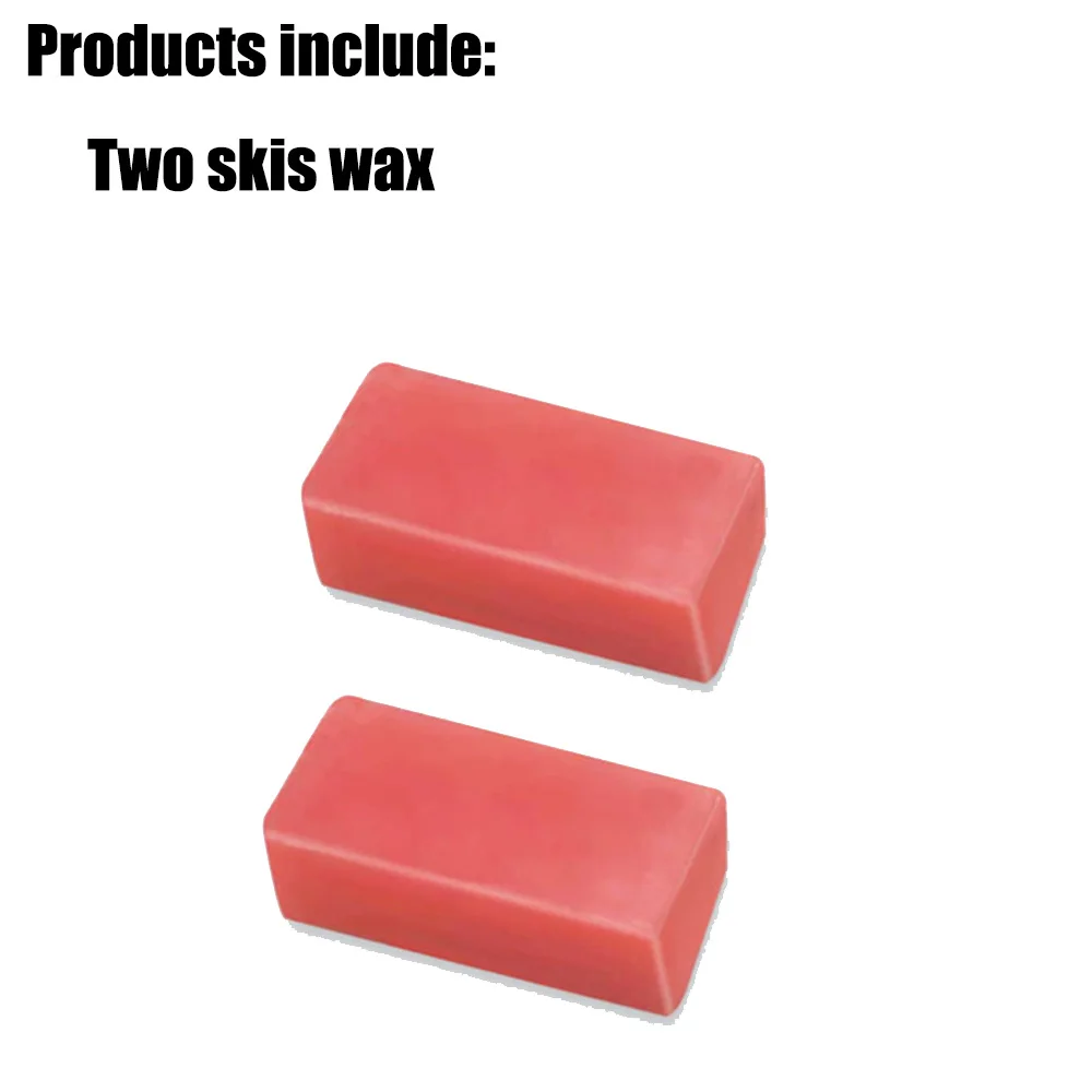 Ski Single Board Wax for Snowboard, Waxing Speed, Full Low Warm Temperature, Maintenance Seal Plate, 250g × 2