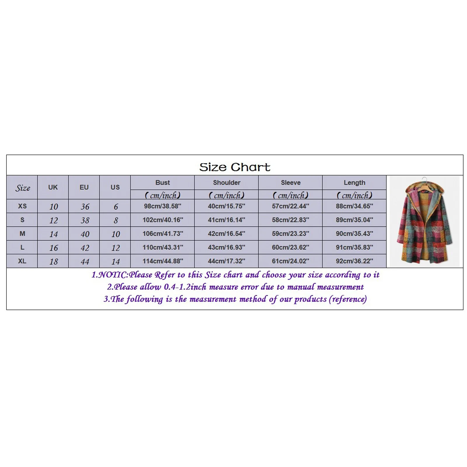 Korean Casual Plaid Long Sleeve Hooded Coat With Pocket Fall Winter Harajuku High Street Hip Hop Fashion Loose Outwear Cardigan