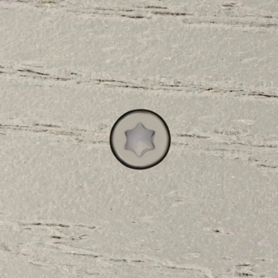 Винты для фасции палубы 100 блистерных упаковок, теплый серый, нержавеющая сталь 305, 9 x 17 8