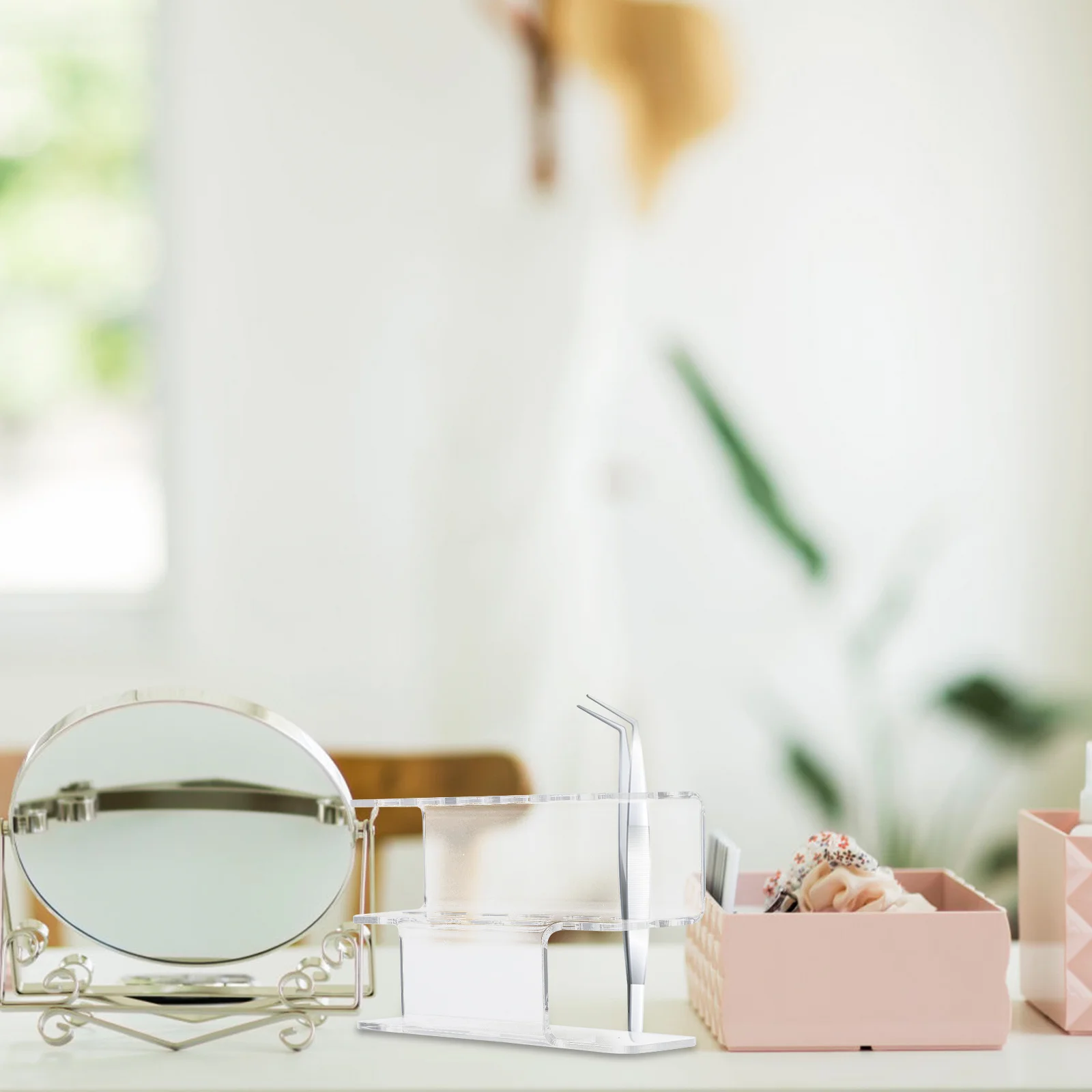 1 Stuks Wimper Pincet Display Houder Acryl Opbergrek Duurzaam Organizer Stand Professionele Thuisgebruik Wimper Extension