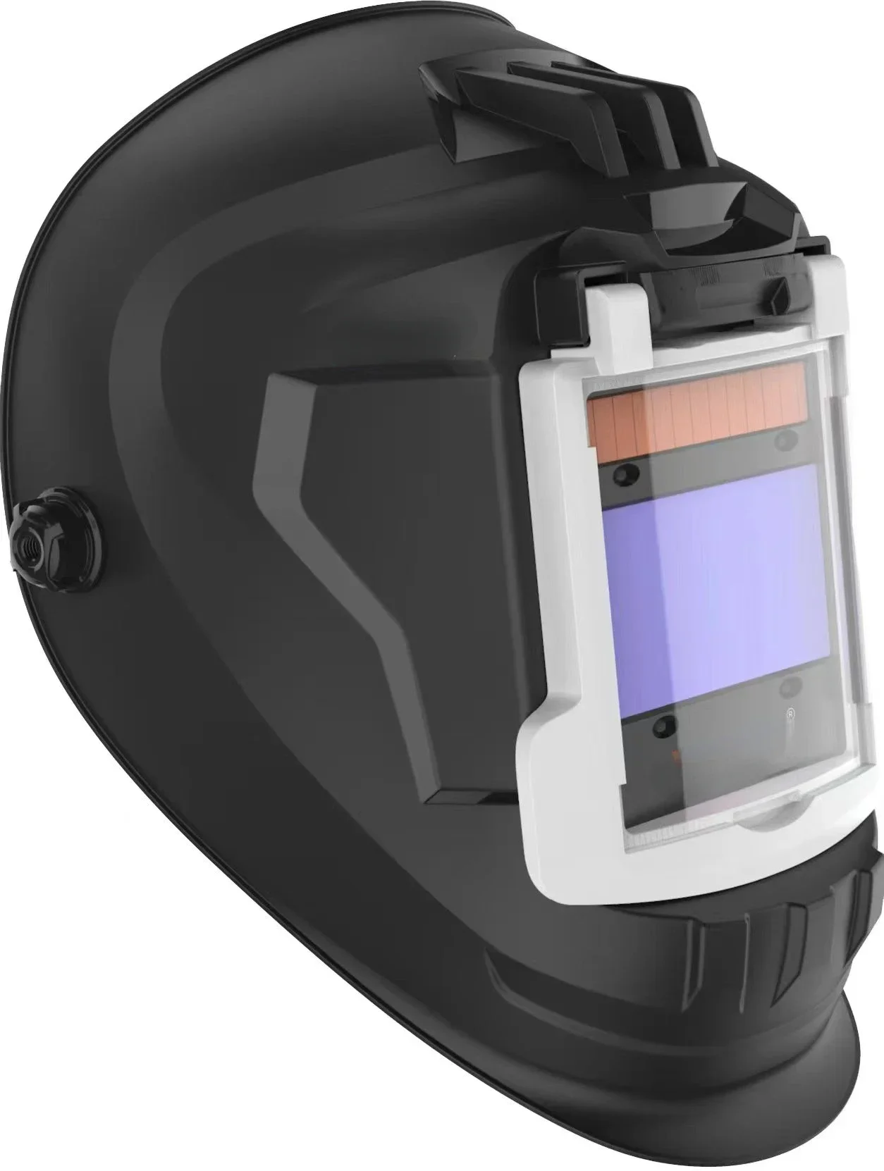 true color auto darkening welding helmet with PAPR ventilation  large field of vision outside adjustable welding Helmet Hot sale