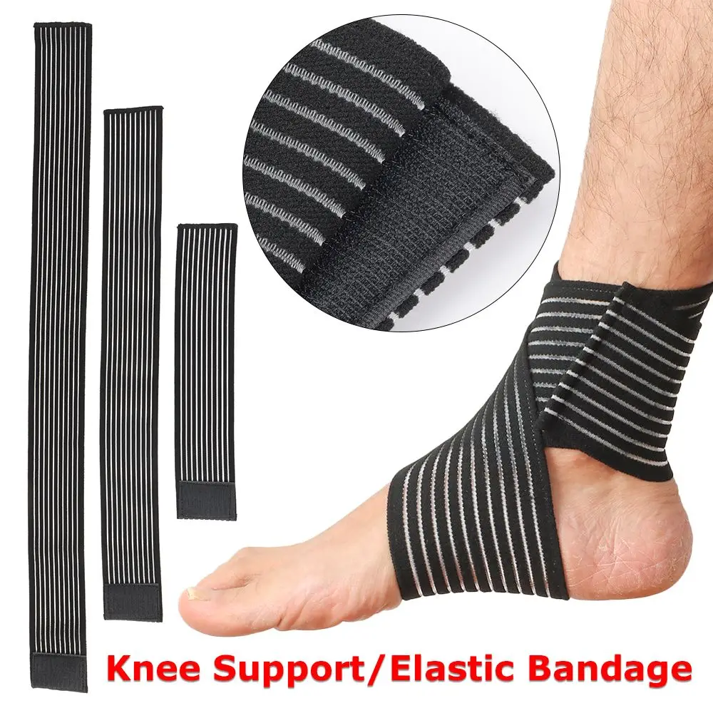 

Fitness Outdoor Strap Wrap Brace Knee Sleeves Bracers Ankle Brace Knee Pads Elastic Bandage Knee Support