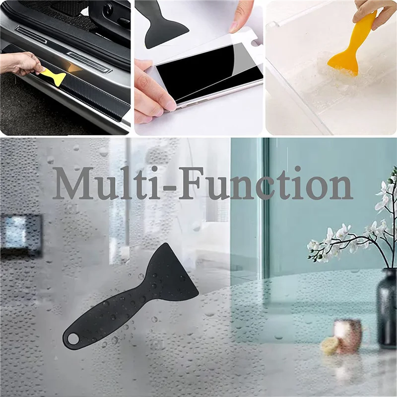 

Flash Trend 20 PCS Plastic Spatula Resin Scraper, Flexible Paint Scraper Putty Knife Air Bubble Remover Sticker Installation Too