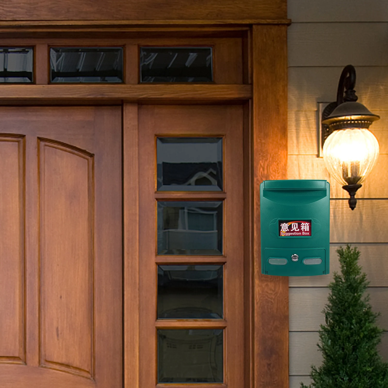 

Lockable Mailbox Mount Outdoor Mail Boxes For House Outside Post Modern Durable Mailboxes Letter Box Plastic