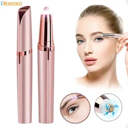 Mini Electric Eyebrow Trimmer Security Hair Removal Eye Brow Epilator USB Shaper Beauty Shaver Hair Removal Painless  Automatic