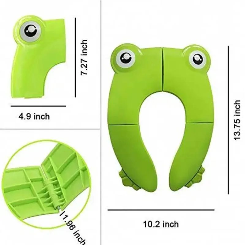 Kids Portable Travel Potty Seat Pad Baby Folding Toilet Training Seat Cover Toddler Urine Assistant Cushion Children Pot Seater