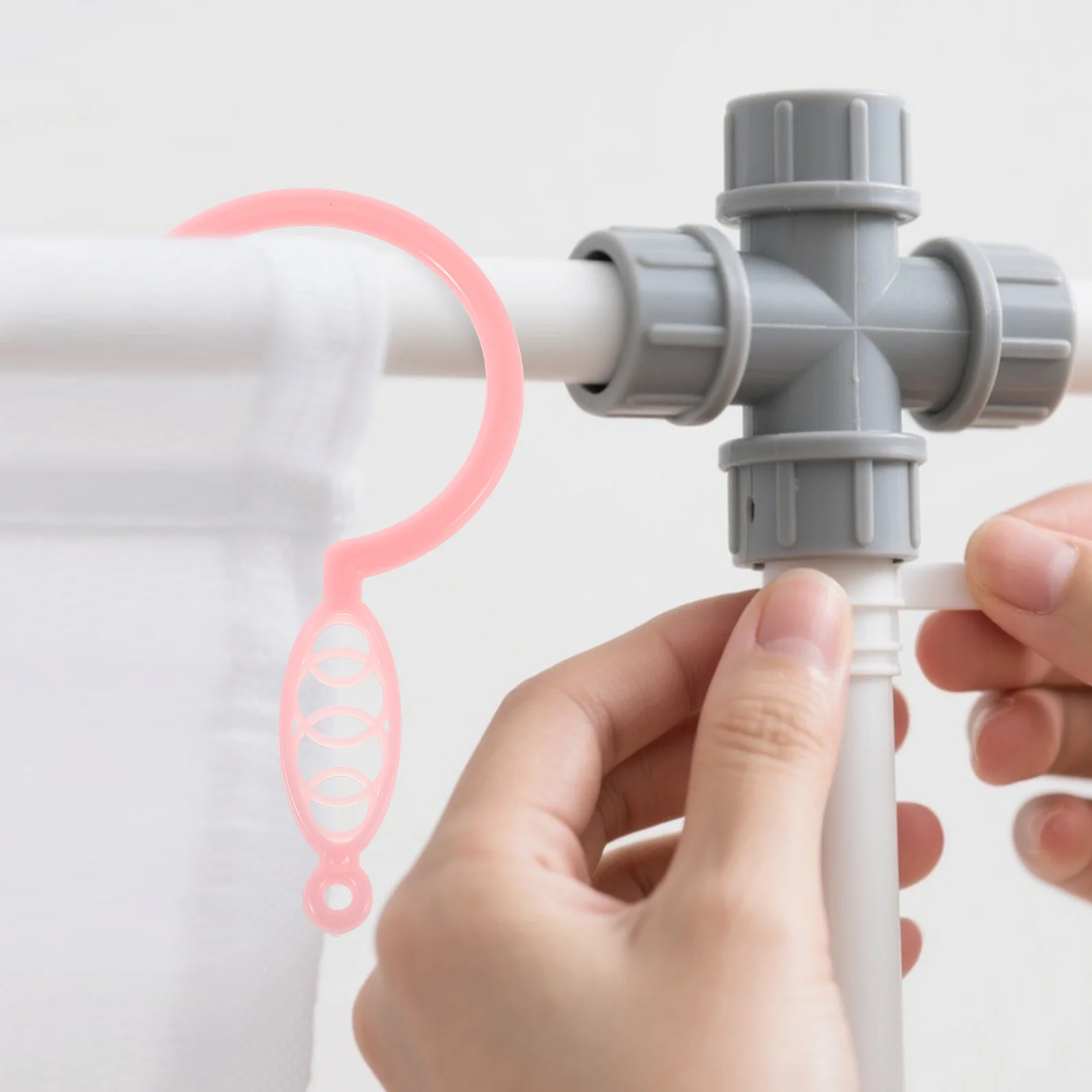 20Pcs Mosquito Net Hooks Plastic Canopy Hanging Clips for Crib Gazebo Bed Frame Holder Net Fixing Gazebo Drapery Hooks