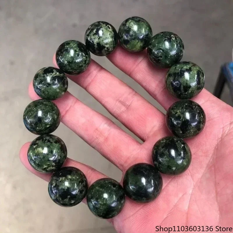 

Чистый натуральный бутик, золотой зеленый цветок, тибетский нефритовый браслет с королевским камнем, браслет для мужчин и женщин, браслет для здравоохранения