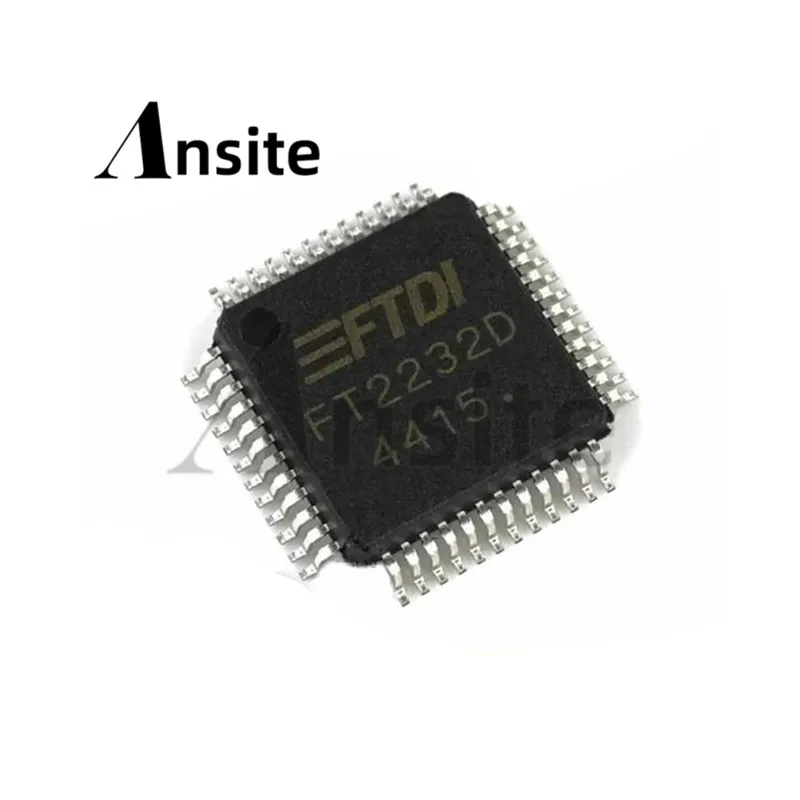 

5 штук в партии, 100% новый и оригинальный, упаковка FT2232D-REEL, QFP48 USB для управления последовательным портом IC
