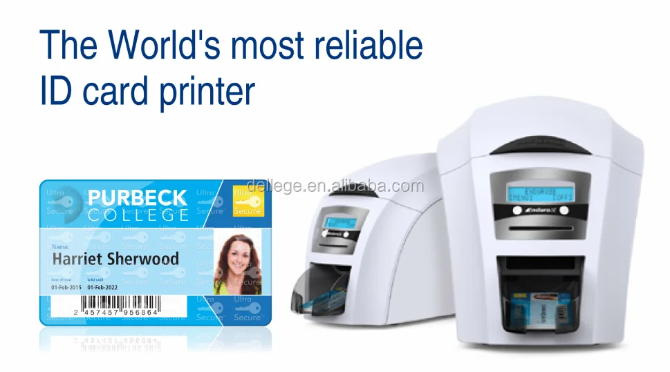 High performance Magicard Enduro 3E Most Reliable PVC card printer double sided id card printer