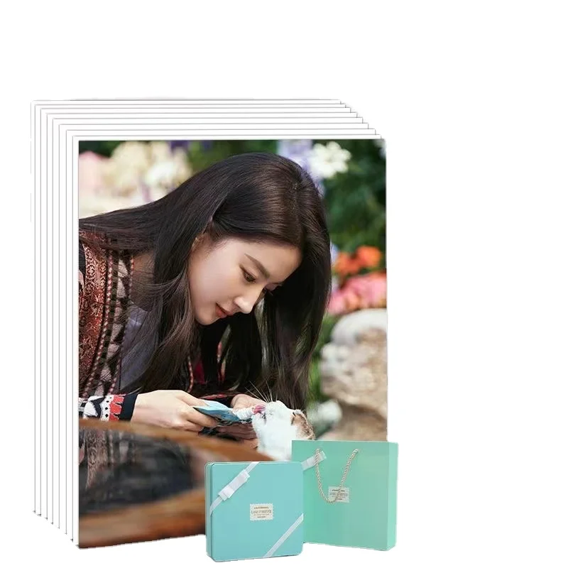 Li Xian Liu Yifei HD Poster+Calendar+Bookmark+Card Sticker+Badge+Card Stationary Set, TV Meet Yourself Drama Stills Tin Box Gift