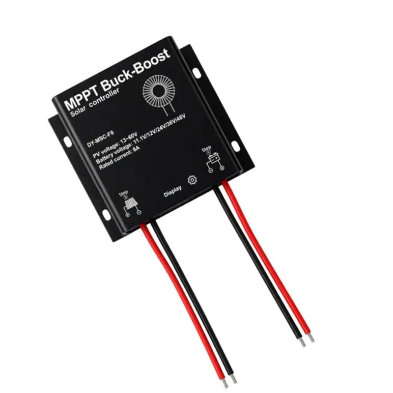AB47-MPPT200W Solar Controller Voltage Boosting MPPT 11.1V 12V 24V 36V 48V Waterproof Design