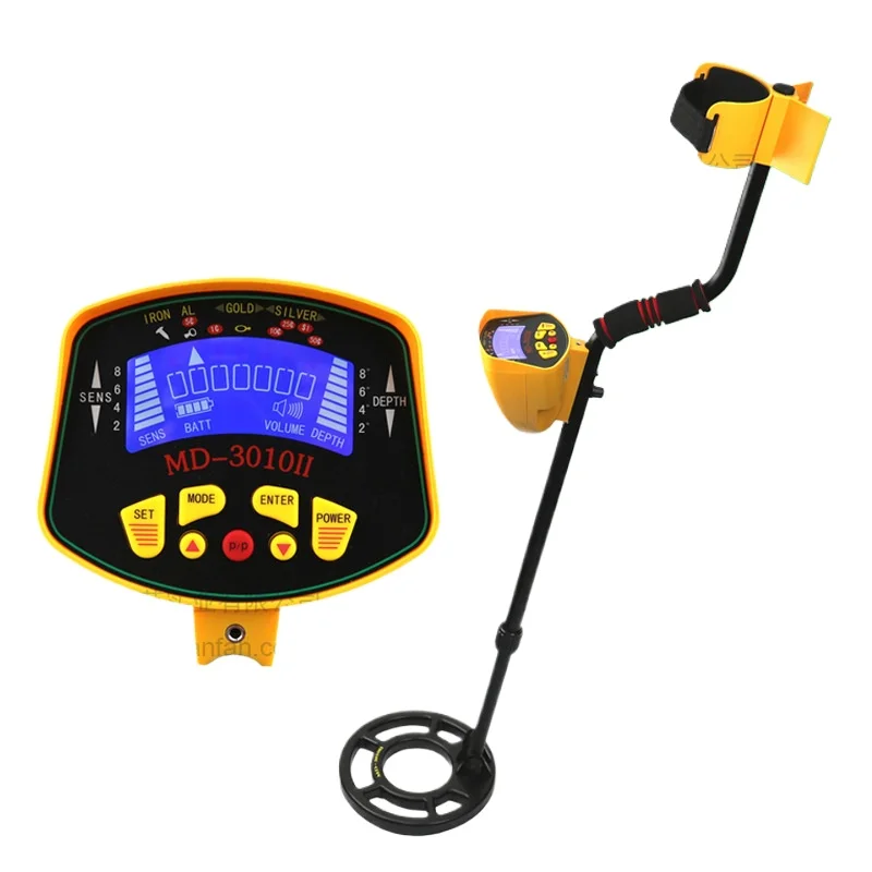 

Underground Metal Detector MD3010II Gold Finder, Silver Finder, Treasure Hunter, High Sensitivity Gold Detector