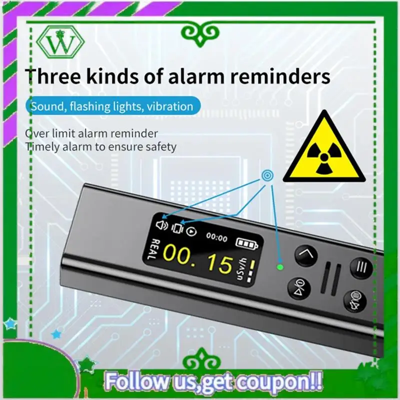 Reliable-PW07 Handheld Radiation Detector GM Technology Tube Radioactive Ray Detector Accurate Measurement Fornuclear Pollution