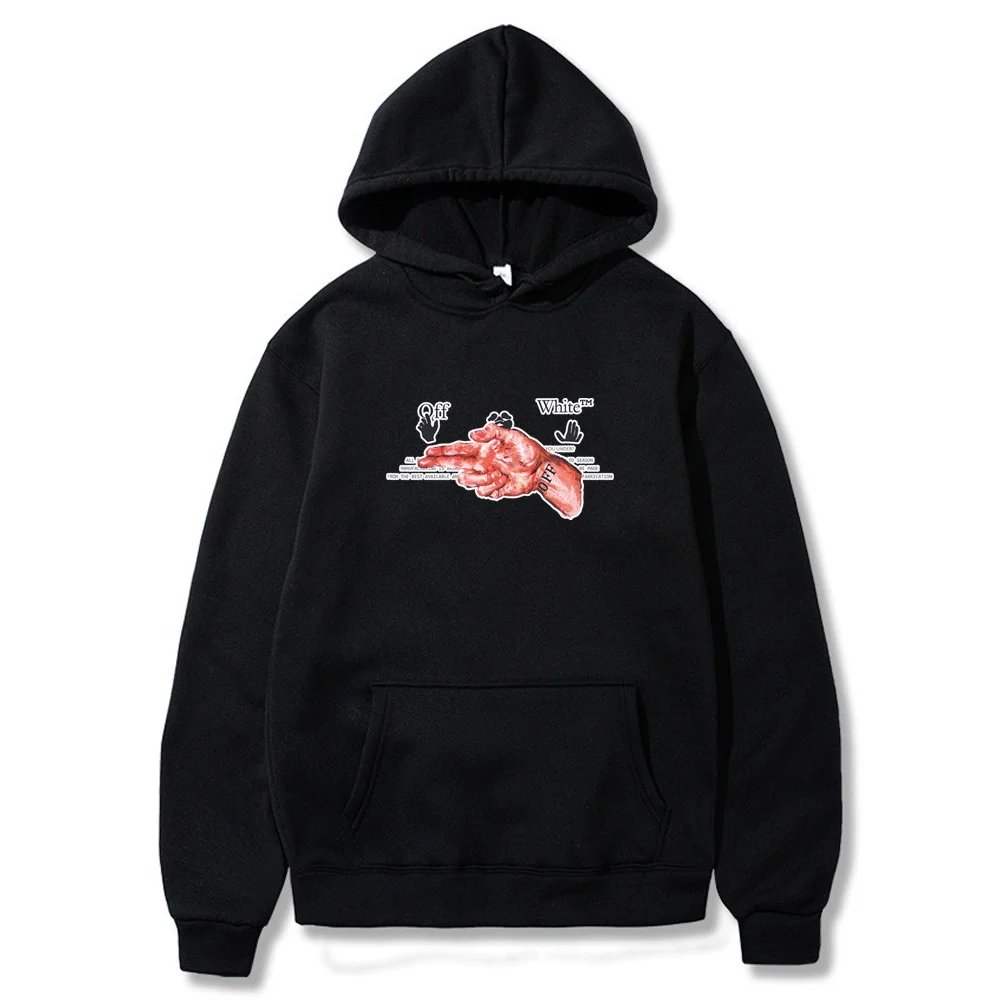 2022 Hoodies Men Womens 긴 소매 손 인쇄 남자/여자 Unisex 캐주얼 느슨한 포켓 옷 Streetwear 스웨터 스웨터 탑스