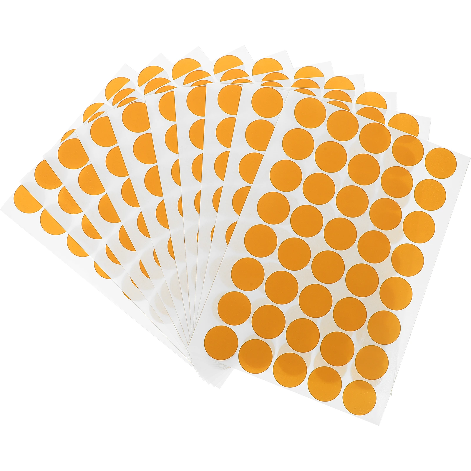 10 أوراق ملصقات منقطة ملونة ملصقات دائرية ذاتية اللصق لتنظيم المنزل ترميز الألوان ديكور دائري صغير #4