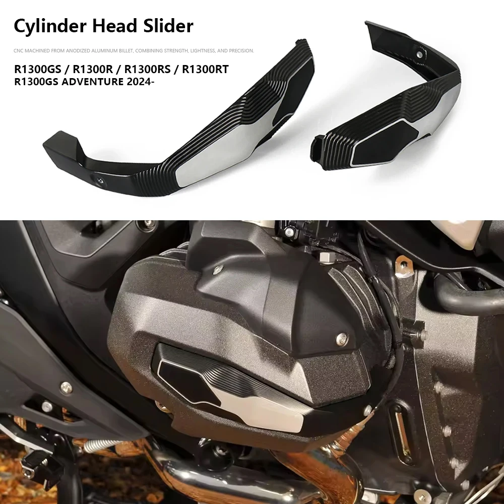 

Motorcycle For BMW R 1300 GS R1300GS Adventure 2024 Cylinder Head Cover R1300R R1300RT Cylinder Head Slider R1300RS Engine Cover