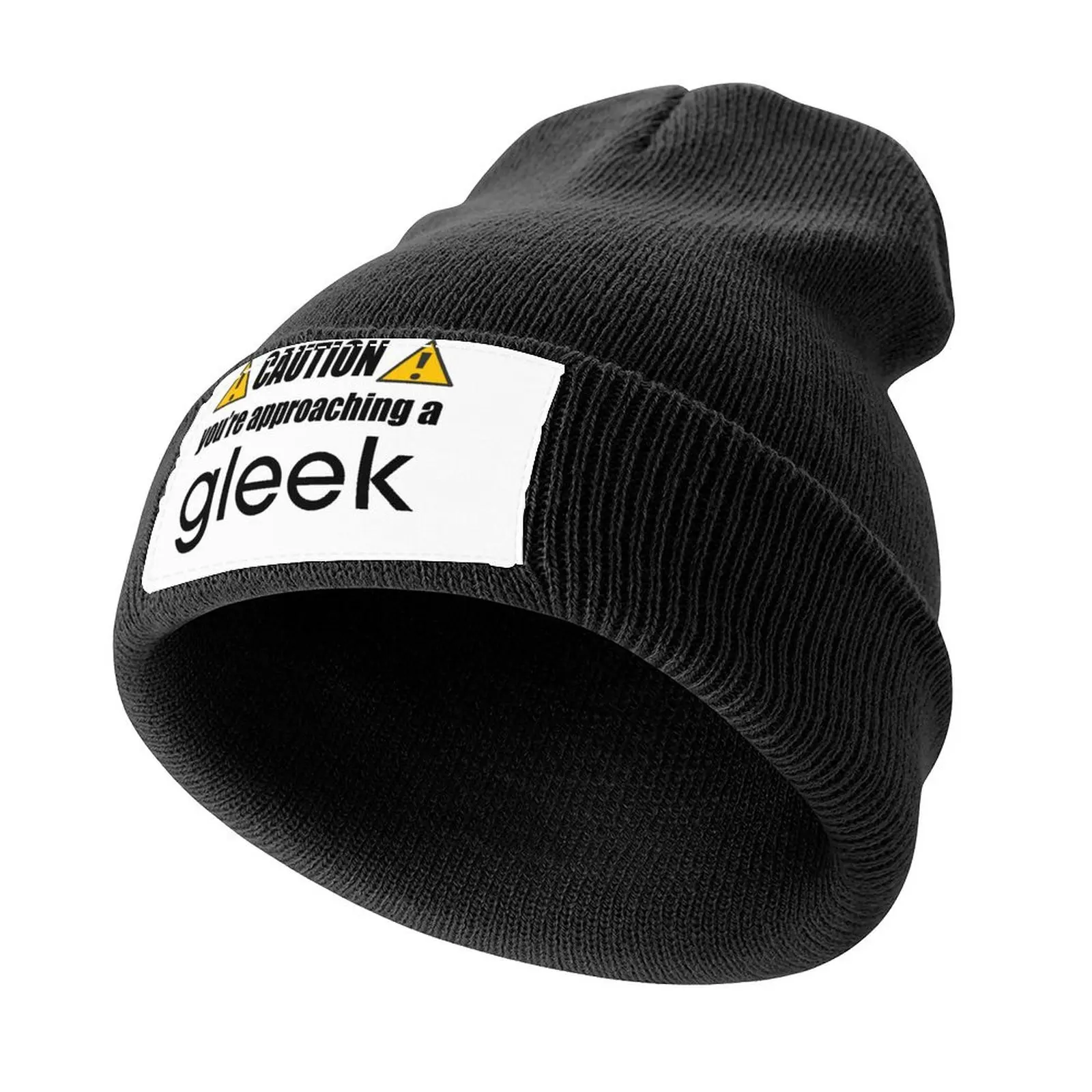 Caution you're approaching a Gleek Knitted Cap Snapback Cap Wild Ball Hat Military Tactical Cap Luxury Hat Mens Women's