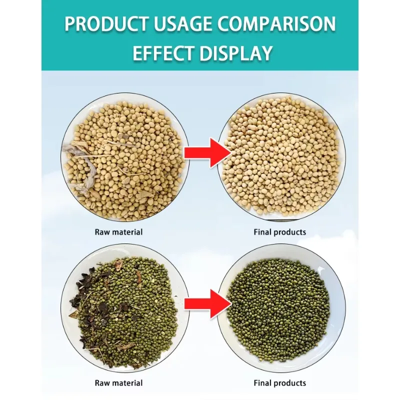 Mobile Soybean Rice Grain Cleaner and Grader Sorting Machine