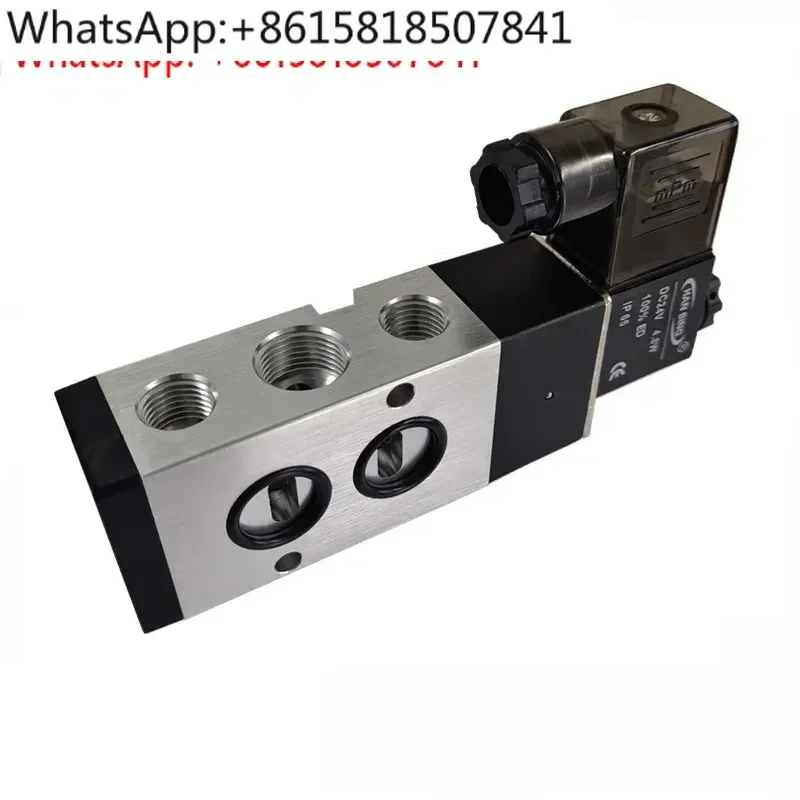 5Pcs 4M310-10 plate solenoid valve side installation two-position five-way 4M210-08 4M410-15