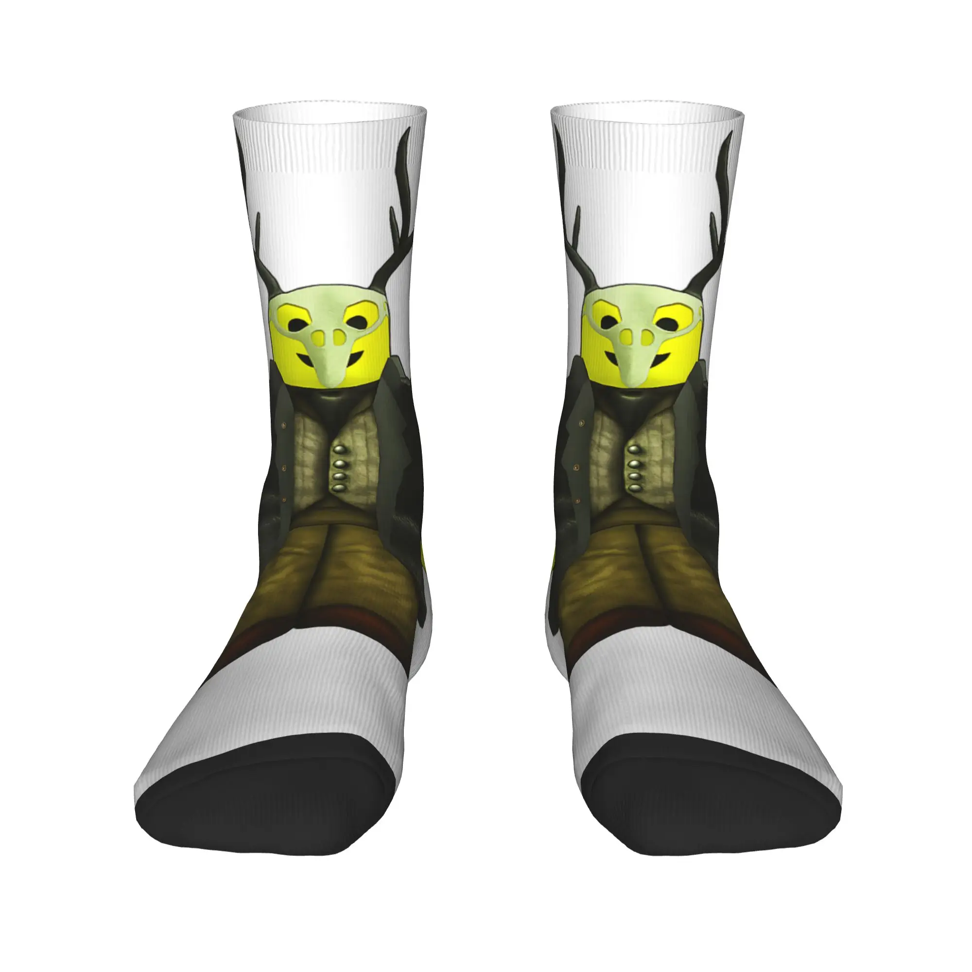 Cultist in The Forest Kids Run 99 Nights Halloween Escape جوارب جوارب قوطية شتوية مضادة للانزلاق جوارب للجنسين قابلة للتنفس