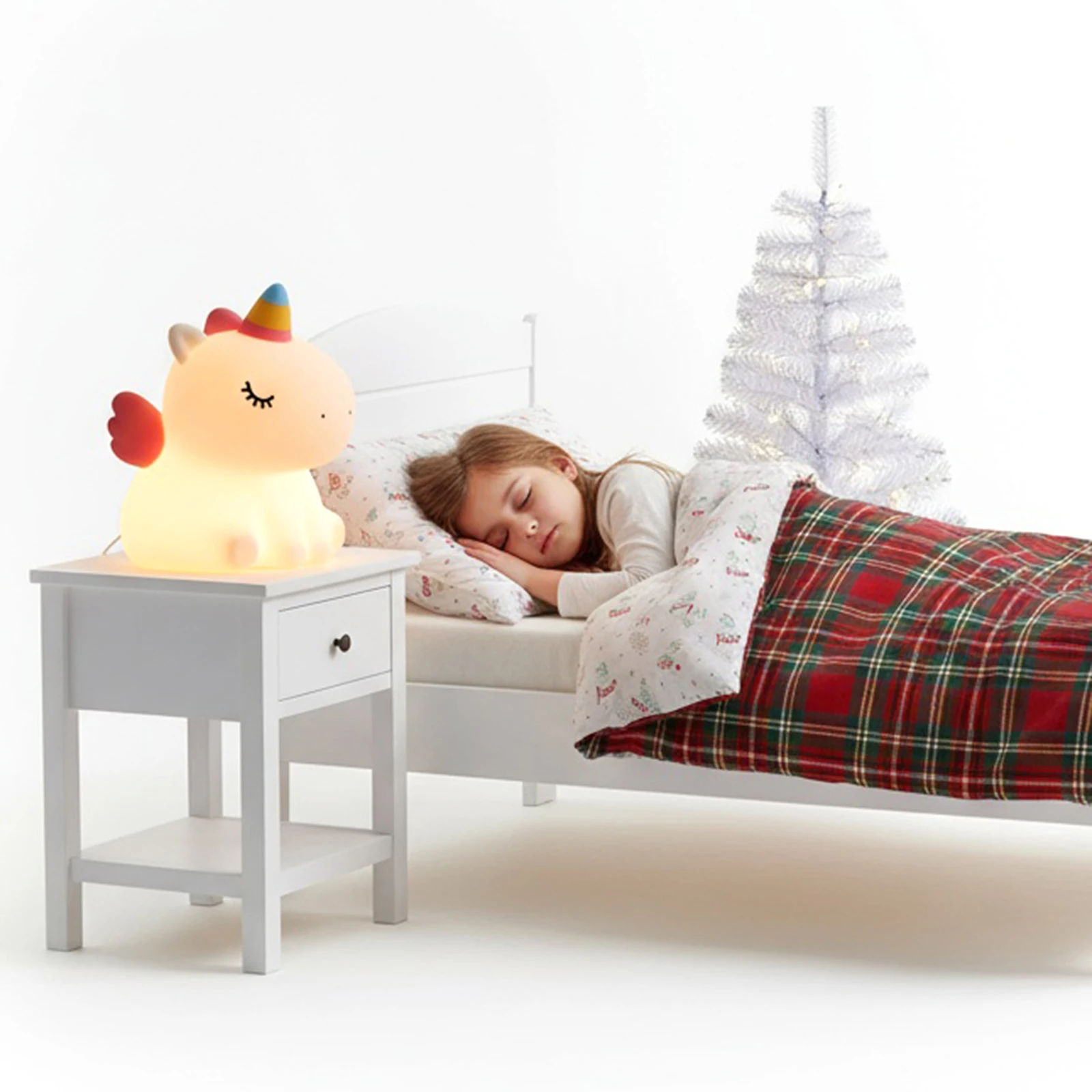 

Силиконовая прикроватная настольная лампа с регулируемой яркостью, портативная мягкая ночная лампа с регулируемой яркостью, портативный детский ночник для детей ясельного возраста