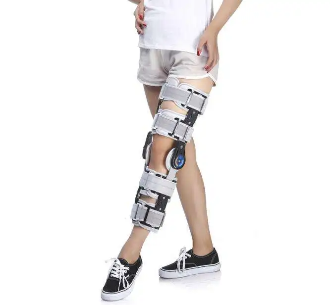 CE certificate  Adjustable Knee Support Orthosis KAFO  knee brace support protector orthopedic hinged knee brace price