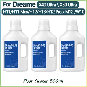 Liquid Fit For Dreame X40 Ultra\X30 Ultra\H11/H11 Max/H12/H13/H12 Pro / M12 /W10 Cleaning Fluid Parts Accessories 500ml