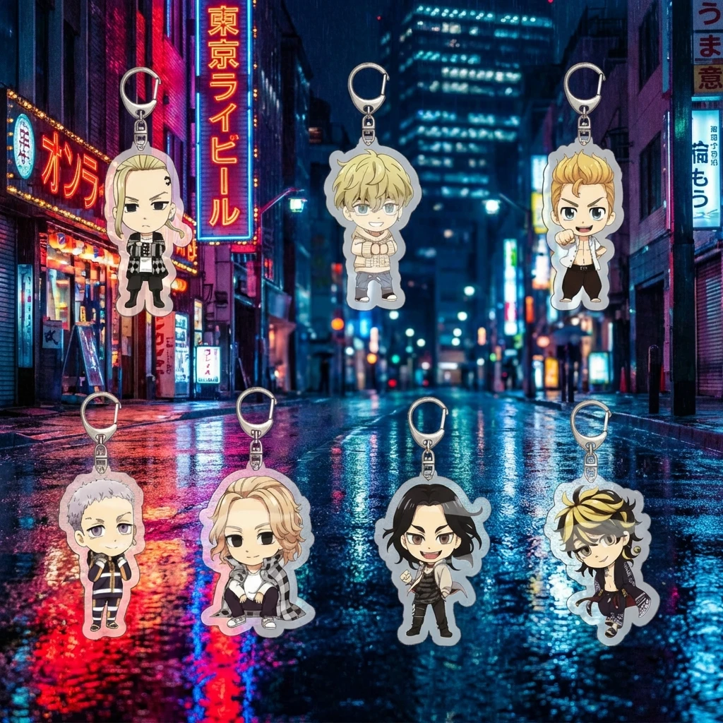 

Акриловый брелок-подвеска Аниме Токийские мстители: Сано Манджиро, Ханагаки Такуми, аниме-атрибутика, аксессуары